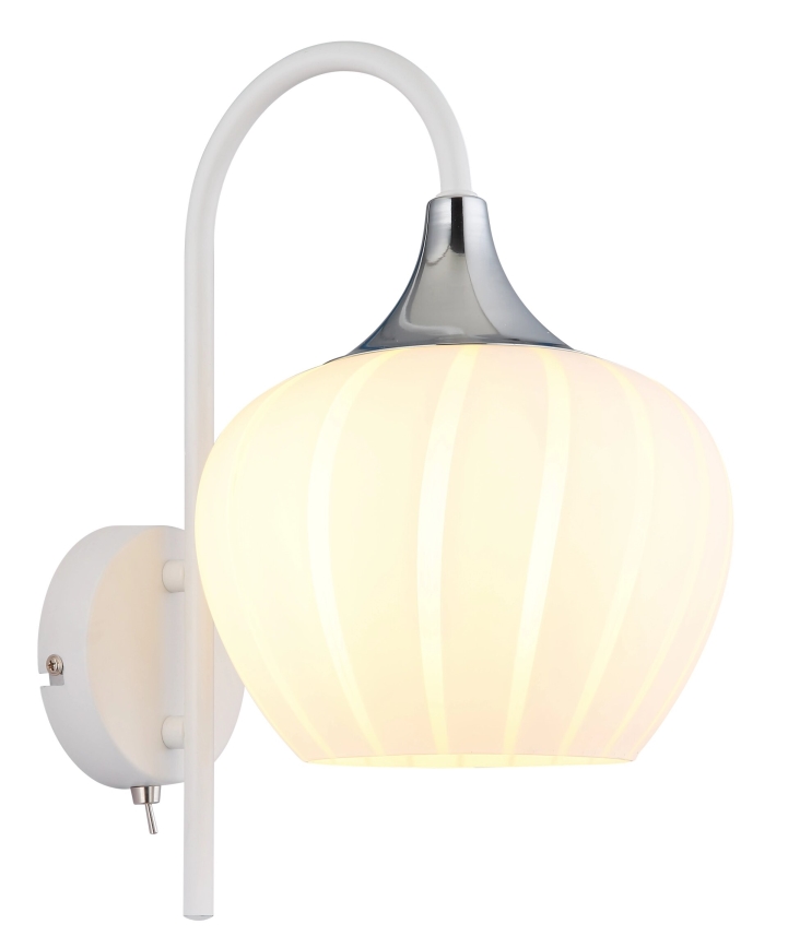 Globo - Sieninis šviestuvas 1xE27/40W/230V balta