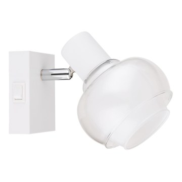 Globo - sieninis taškinis šviestuvas 1xE14/40W/230V baltas