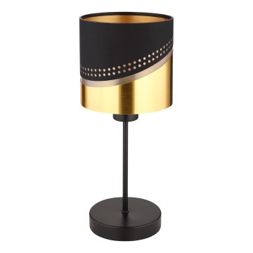 Globo - Stalinis šviestuvas 1xE27/40W/230V diametras 16 cm juoda/auksas