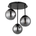 Globo - Stropinė liustra 3xE14/25W/230V juoda
