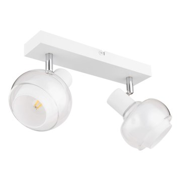 Globo - Taškinis šviestuvas 2xE14/40W/230V baltas