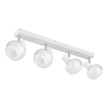 Globo - Taškinis šviestuvas 4 x E14, 40 W, 230 V, baltas