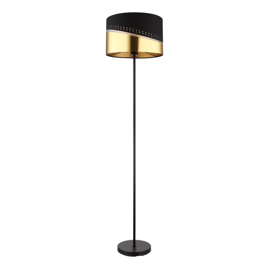 Globo - Toršeras 1xE27/60W/230V diametras 35 cm juoda/auksas