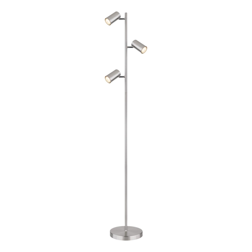 Globo - Toršeras 3xGU10/5W/230V matinis chromas