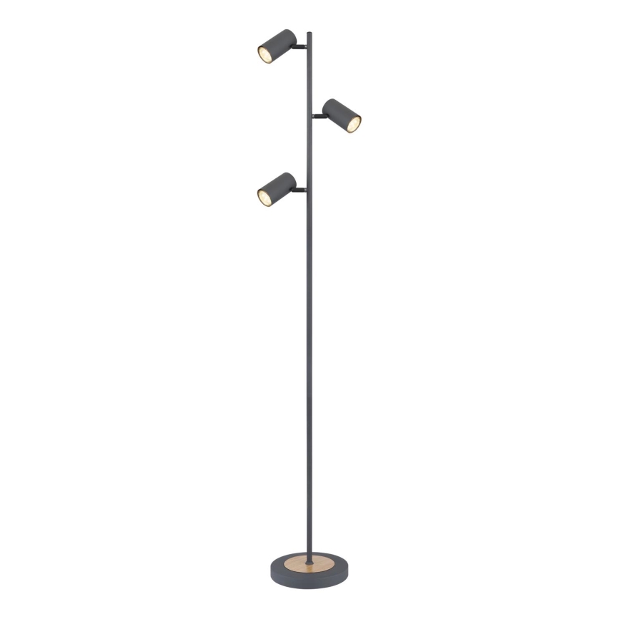 Globo - Toršeras 3xGU10/5W/230V pilka