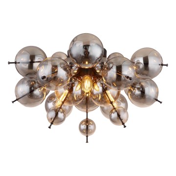Globo - Tvirtinamas sietynas 3xE14/25W/230V diametras 55 cm juoda