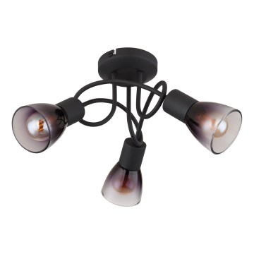 Globo - Tvirtinamas sietynas 3xE14/25W/230V juoda