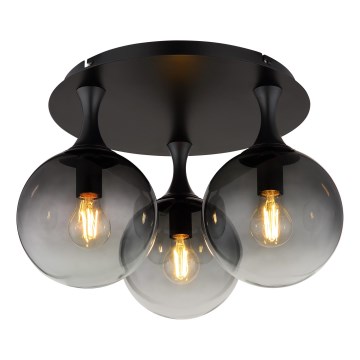 Globo - Tvirtinamas sietynas 3xE27/10W/230V diametras 46 cm juoda