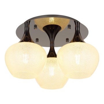 Globo - Tvirtinamas sietynas 3xE27/40W/230V antracitas