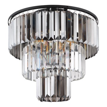 Globo - Tvirtinamas sietynas 3xE27/40W/230V diametras 40 cm juoda