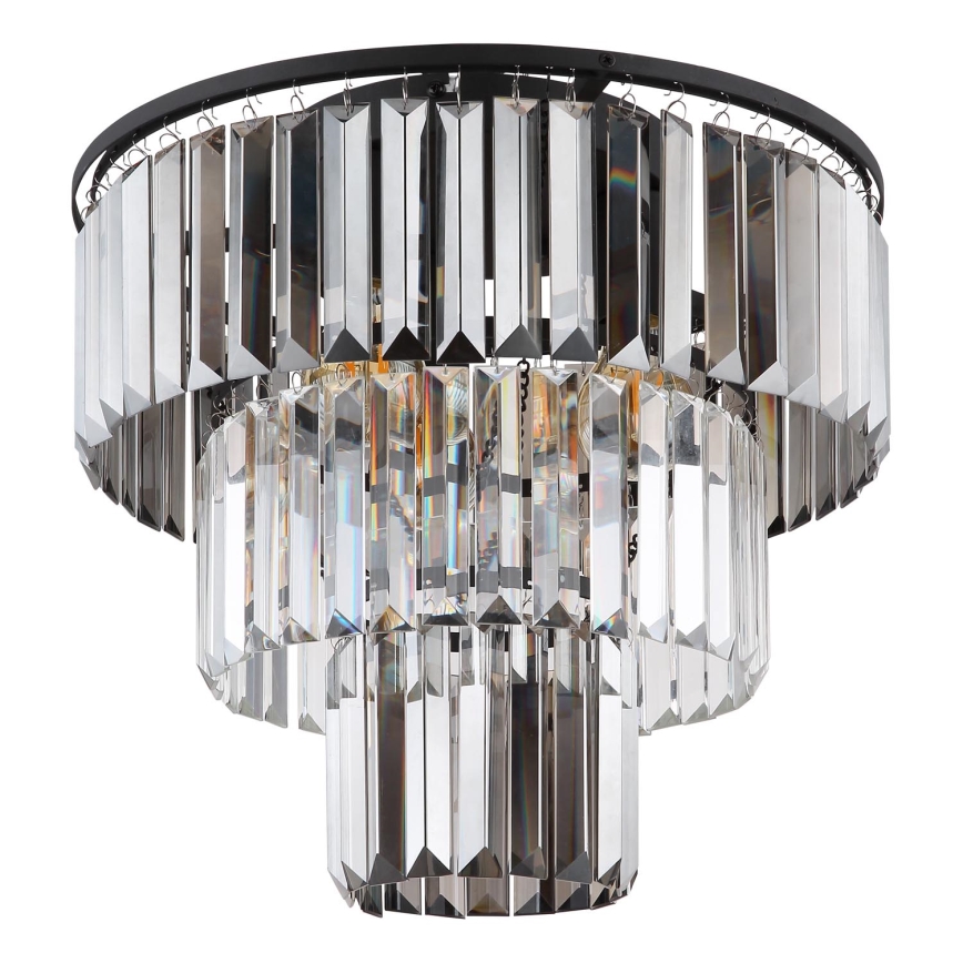 Globo - Tvirtinamas sietynas 3xE27/40W/230V diametras 40 cm juoda