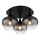 Globo - Tvirtinamas sietynas 3xE27/40W/230V diametras 45 cm juoda