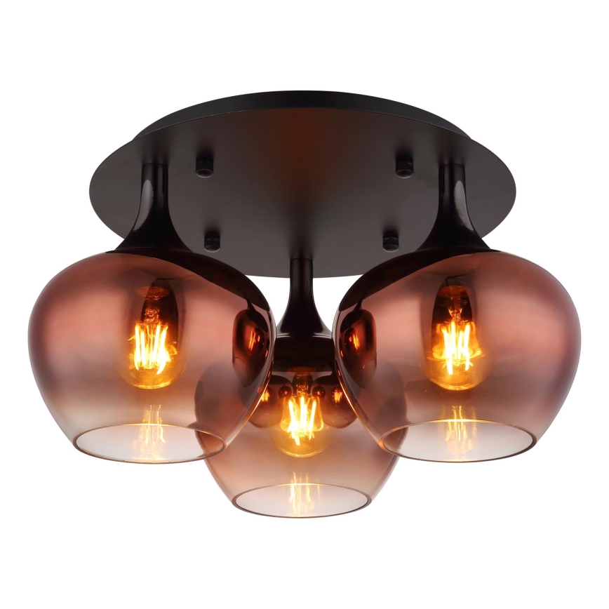 Globo - Tvirtinamas sietynas 3xE27/40W/230V diametras 45 cm varis