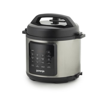 GORENJE GMC6SBK - Multifunkcinis elektrinis puodas 6 l, 8 funkcijų viename, 1000W/230V, iš nerūdijančio plieno