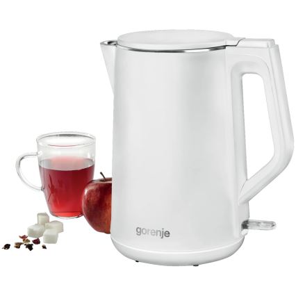 GORENJE K15DWW - elektrinis virdulys, 1,5 l, 2200 W/230 V, baltas
