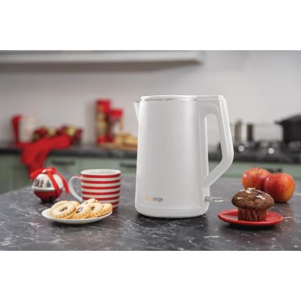 GORENJE K15DWW - elektrinis virdulys, 1,5 l, 2200 W/230 V, baltas