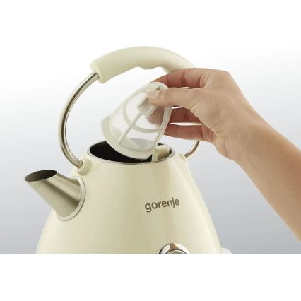 GORENJE K17CLI - Greitasis elektrinis virdulys 1,7 l 2200W/230V smėlio spalvos