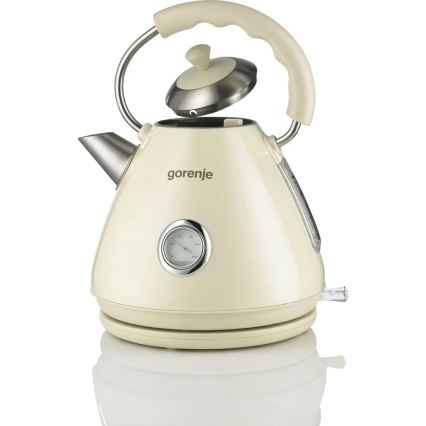GORENJE K17CLI - Greitasis elektrinis virdulys 1,7 l 2200W/230V smėlio spalvos