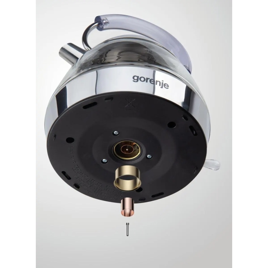 GORENJE K17GPD - Greitai užverdantis elektrinis virdulys 1,7 l 2200W/230V stiklinis/nerūdijančio plieno