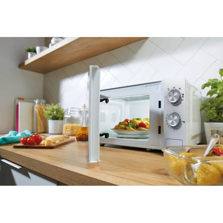 GORENJE MO20E2W - Mikrobangų krosnelė su griliu 800 W/230 V 20 l balta