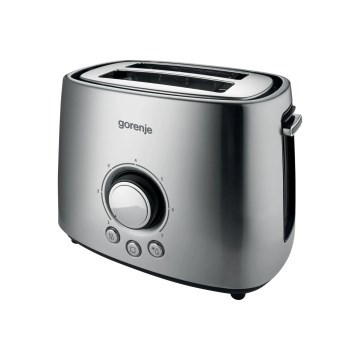 GORENJE T1000E - Skrudintuvas su dviem angomis ir šildymo grotelėmis 1000W/230V iš nerūdijančio plieno