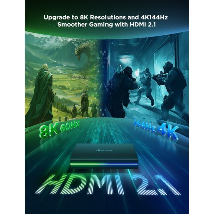 Govee - AI Sync Box Kit 2 Išmanus PC apšvietimo rinkinys 27-34 + LED panelės Wi-Fi