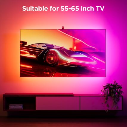 Govee - Backlight 3S Netflix TV 55-65" SMART LED foninis apšvietimas RGBICW Wi-Fi + nuotolinio valdymo pultas