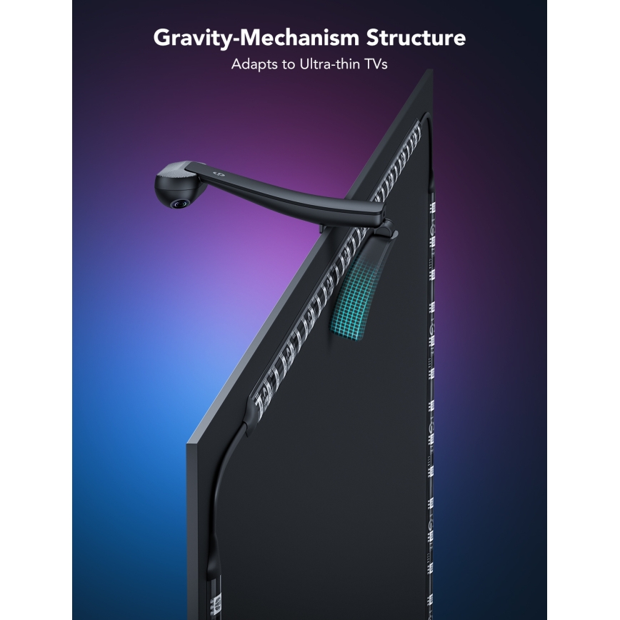 Govee - DreamView T2 DUAL TV 75-85 išmanusis LED foninis apšvietimas RGBIC Wi-Fi + nuotolinis pultas