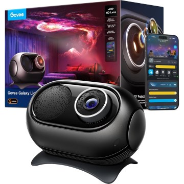 Govee - Galaxy Light Projector 2 Pro Matter su Wi‑Fi garsiakalbiu