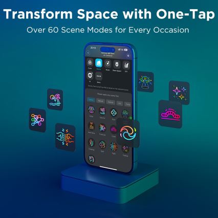 Govee - Išmaniosios RGBIC Gaming Pro apšvietimo panelės Matter Wi-Fi