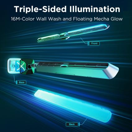 Govee - Išmaniosios RGBIC Gaming Pro apšvietimo panelės Matter Wi-Fi