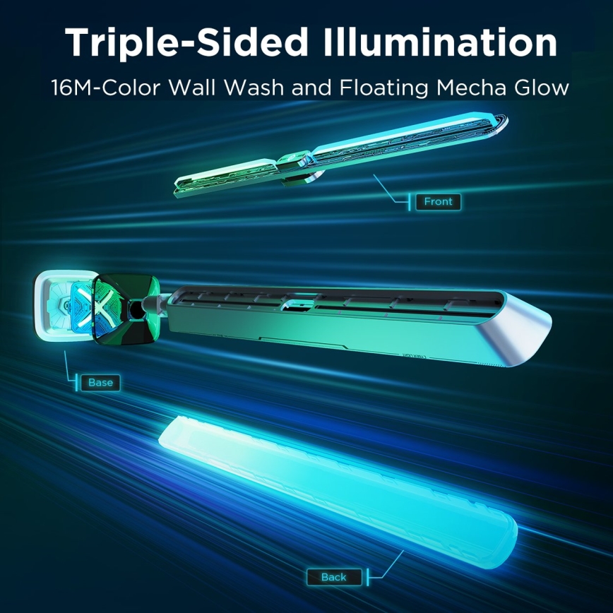 Govee - Išmaniosios RGBIC Gaming Pro apšvietimo panelės Matter Wi-Fi