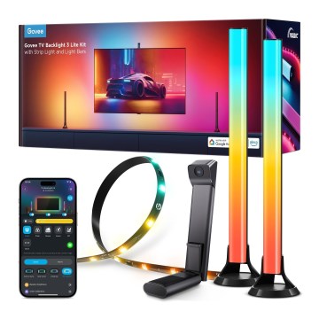 Govee - KOMPLEKTAS 2x Backlight TV 55-65" SMART LED foninis apšvietimas RGBICW Wi-Fi