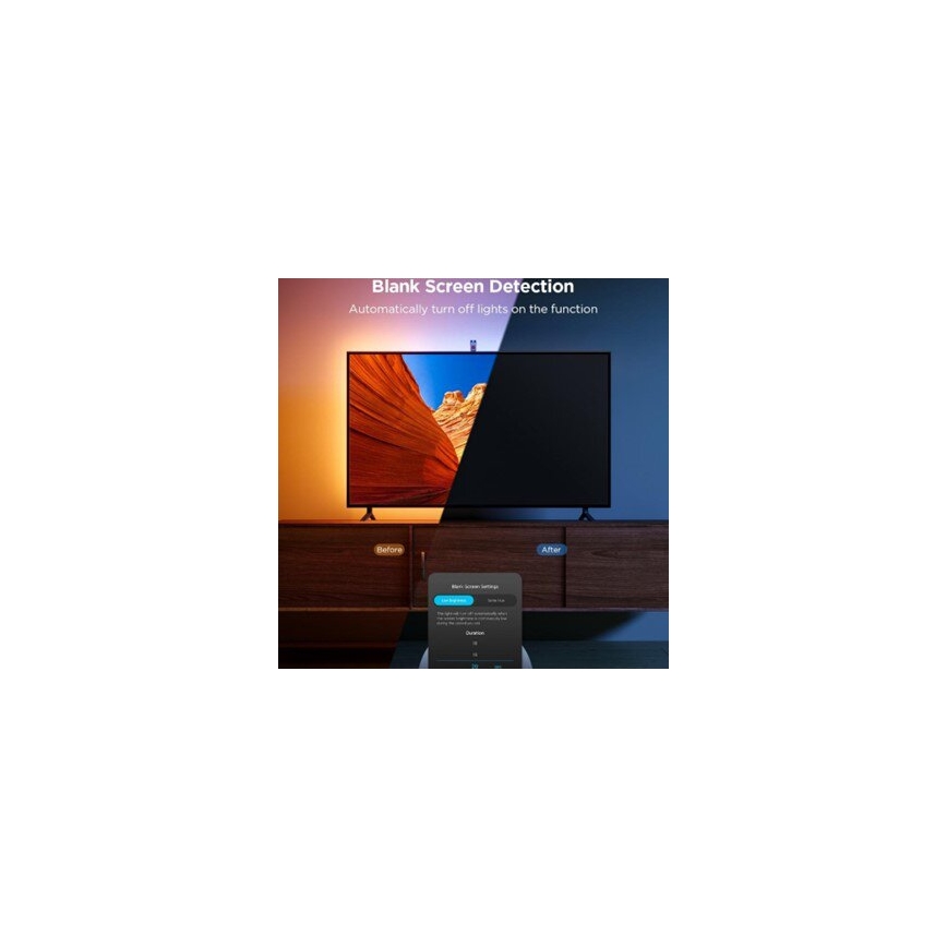 Govee - KOMPLEKTAS 2x Backlight TV 55-65" SMART LED foninis apšvietimas RGBICW Wi-Fi