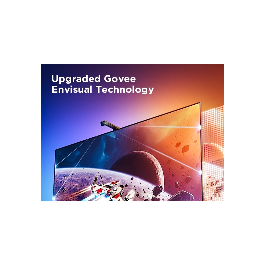 Govee - KOMPLEKTAS 2x Backlight TV 55-65" SMART LED foninis apšvietimas RGBICW Wi-Fi