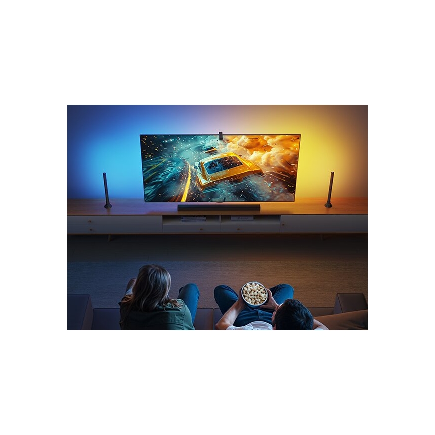Govee - KOMPLEKTAS 2x Backlight TV 55-65" SMART LED foninis apšvietimas RGBICW Wi-Fi