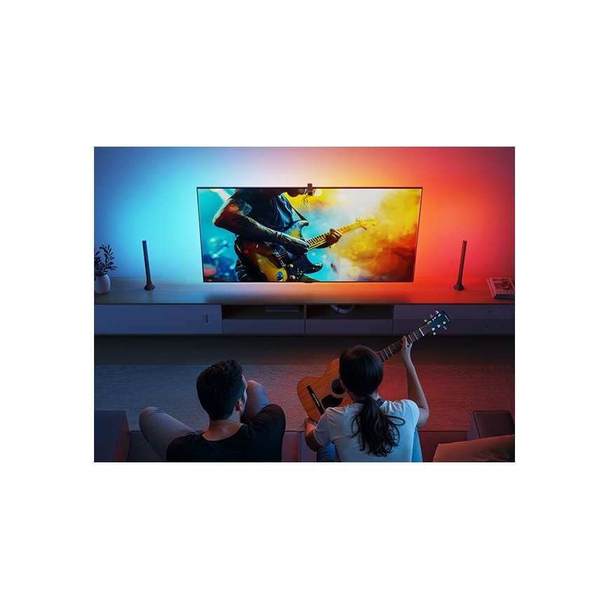 Govee - KOMPLEKTAS 2x Backlight TV 55-65" SMART LED foninis apšvietimas RGBICW Wi-Fi