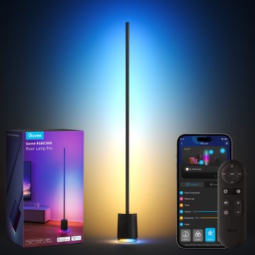 Govee - LED pritemdomas toršeras su kolonėle Pro RGBICWW 2200-6500K Wi-Fi + nuotolinio valdymo pultas