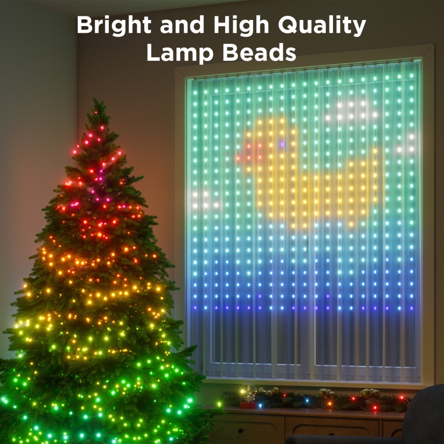 Govee - LED RGB Pritemdomas lauko Dekoratyvinė girlianda LED/15W/230V IP65 Wi-Fi