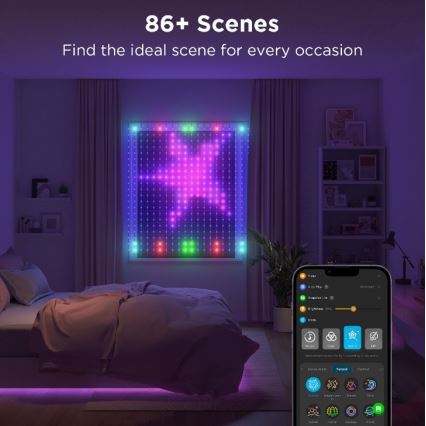 Govee - LED RGB Pritemdomas lauko Dekoratyvinė girlianda LED/15W/230V IP65 Wi-Fi
