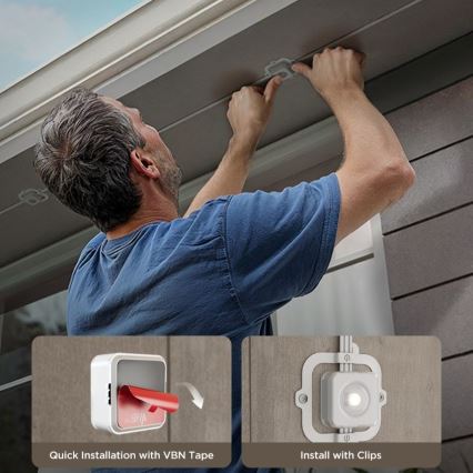 Govee - LED RGBIC girliandos su nukreiptomis lemputėmis, 30m, Wi-Fi, Matter, IP67