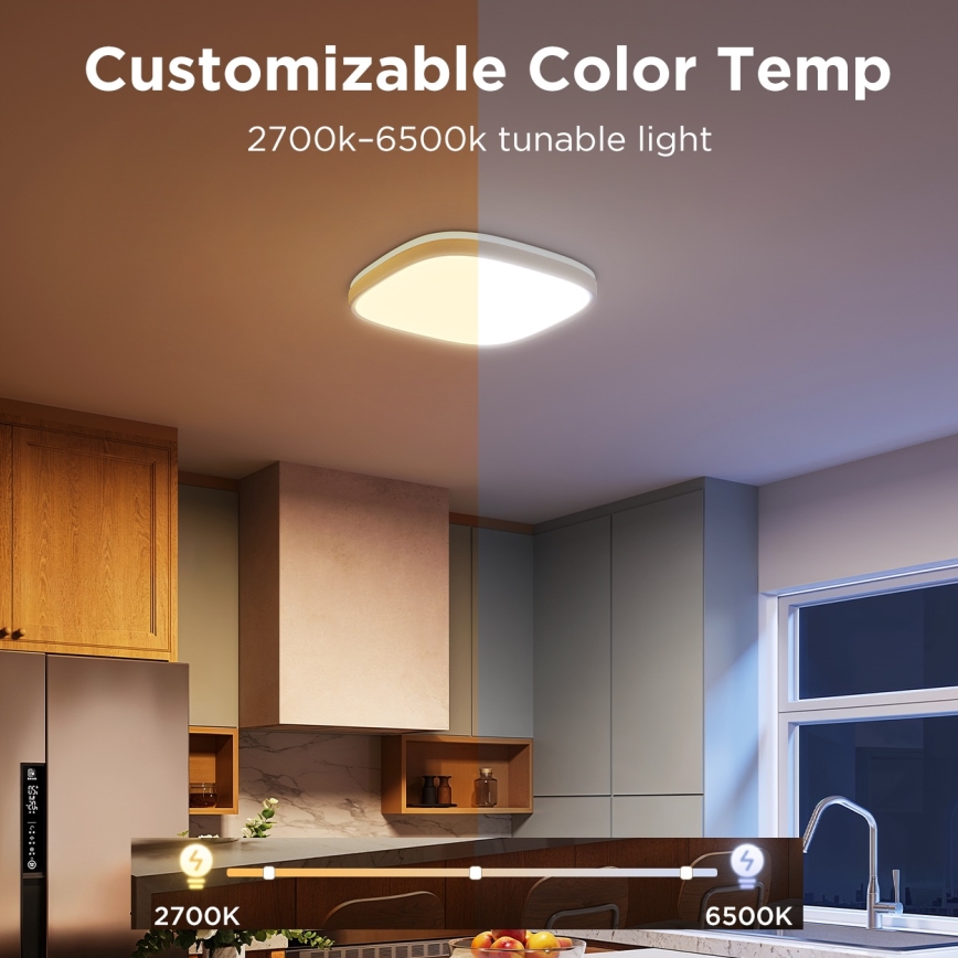 Govee - LED RGBIC Pritemdomas lubinis šviestuvas LED/24W/230V 2700-6500K Wi-Fi