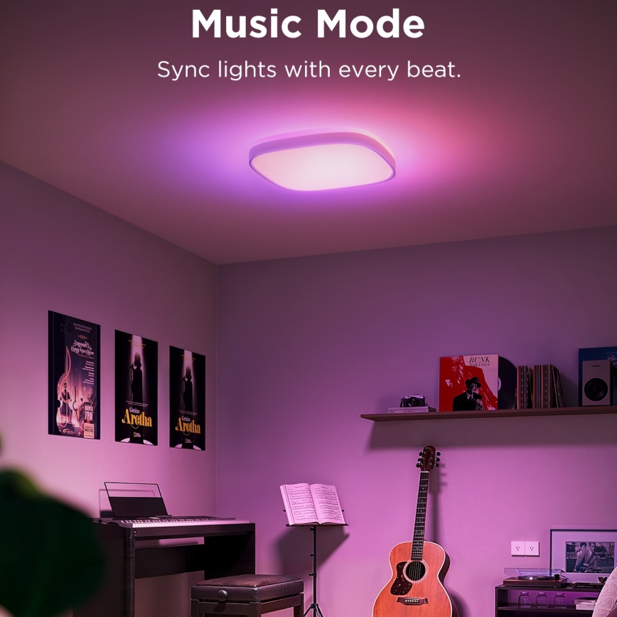Govee - LED RGBIC Pritemdomas lubinis šviestuvas LED/24W/230V 2700-6500K Wi-Fi