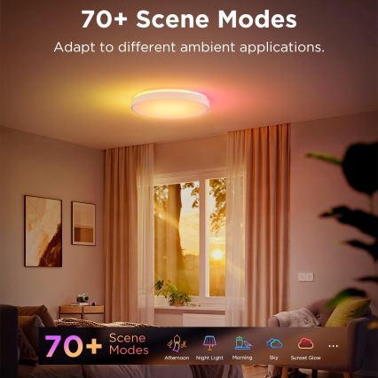 Govee - LED RGBIC Pritemdomas lubinis šviestuvas LED/49W/230V 2700-6500K Wi-Fi