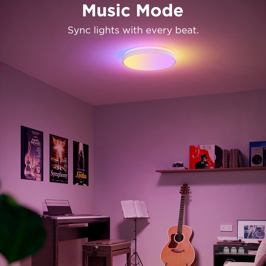 Govee - LED RGBIC Pritemdomas lubinis šviestuvas LED/49W/230V 2700-6500K Wi-Fi
