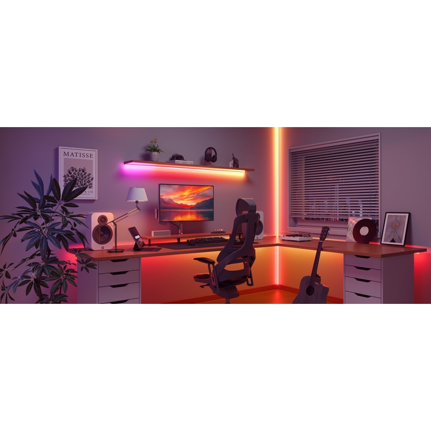Govee - LED RGBICW Reguliuojama juostelė COB 3780 diodai 3m Wi-Fi Matter