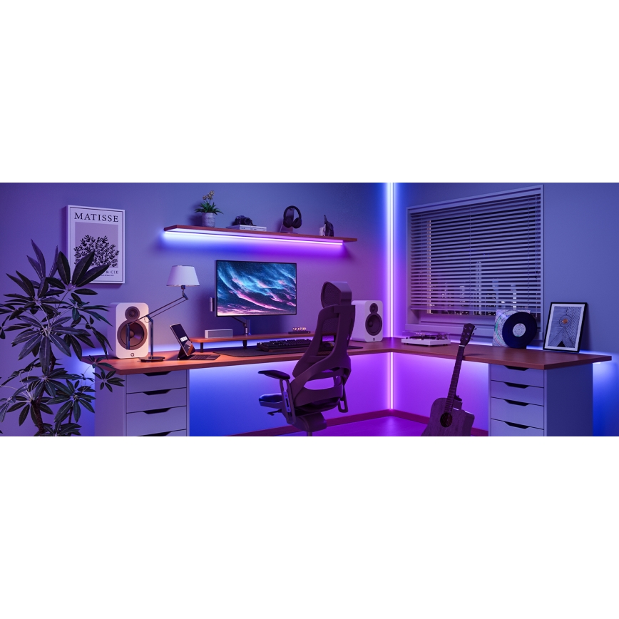 Govee - LED RGBICW Reguliuojama juostelė COB 3780 diodai 3m Wi-Fi Matter