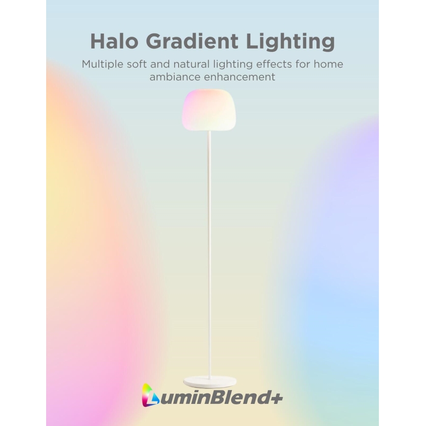 Govee - LED RGBICWW reguliuojama grindinė lempa LANTERN MATTER LED/24W/230V Wi-Fi 160 cm