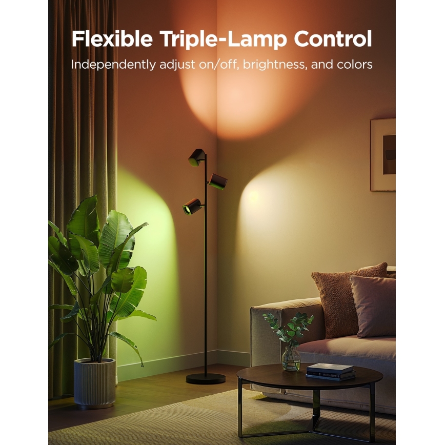 Govee - LED RGBICWW Dimeriuojama pastatoma lempa TREE MATTER LED/48W/230V Wi-Fi