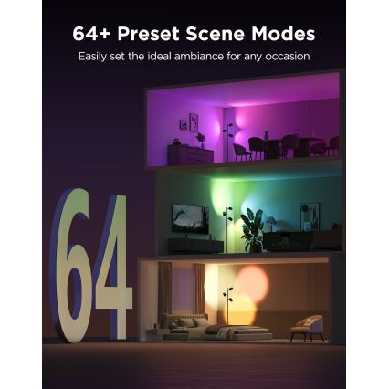 Govee - LED RGBICWW Dimeriuojama pastatoma lempa TREE MATTER LED/48W/230V Wi-Fi